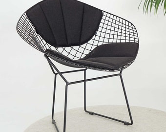 SET padded eco felt CUSHION + BACK CUSHION suitable for Bertoia Diamond including attachment