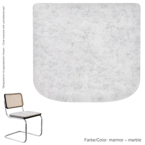 4 mm Eco felt pad suitable for Marcel Breuer/ Thonet S32/S64