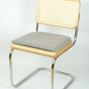 Gepolstertes Eco Filz Kissen geeignet für Marcel Breuer / Thonet S32/S64 Bild 2