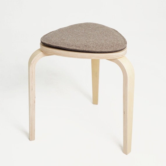 Padded Eco Felt Cushion Suitable for Ikea Stool KYRRE Etsy UK