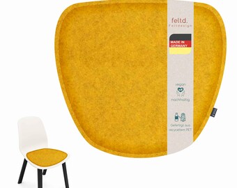 Felt cushion, 23 mm thick, suitable for Ikea Skalsta plastic model - 36 colours - fair trade - made in Cologne