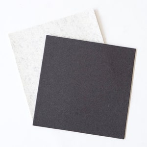 35 x 35 cm Eco felt chair pad bench pad 4 mm universal with straight corners