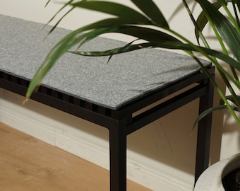 25 cm deep Eco felt 23 mm bench pad padded universal – length in desired size