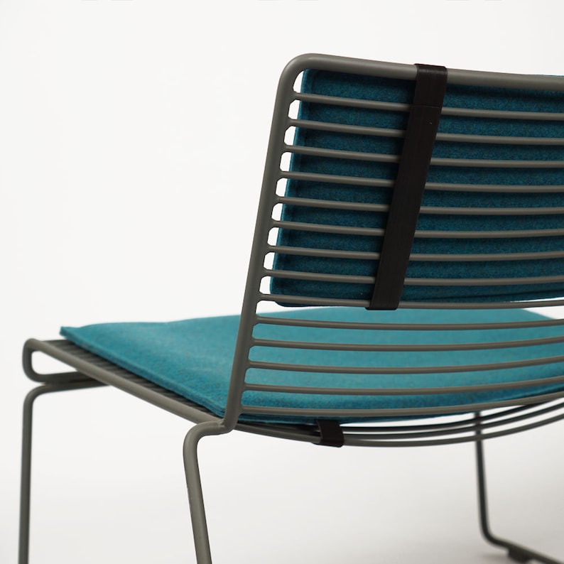 Coussin en feutre écologique 23 mm adapté à Hay Hee Lounge Chair SET avec coussin de dossier image 2