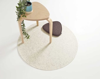 Coussin rembourré en feutre écologique adapté au tabouret Ikea KYRRE