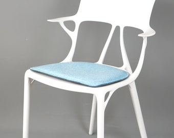 Padded eco felt cushion suitable for Kartell A.I. - Felt cushion vegan - fair