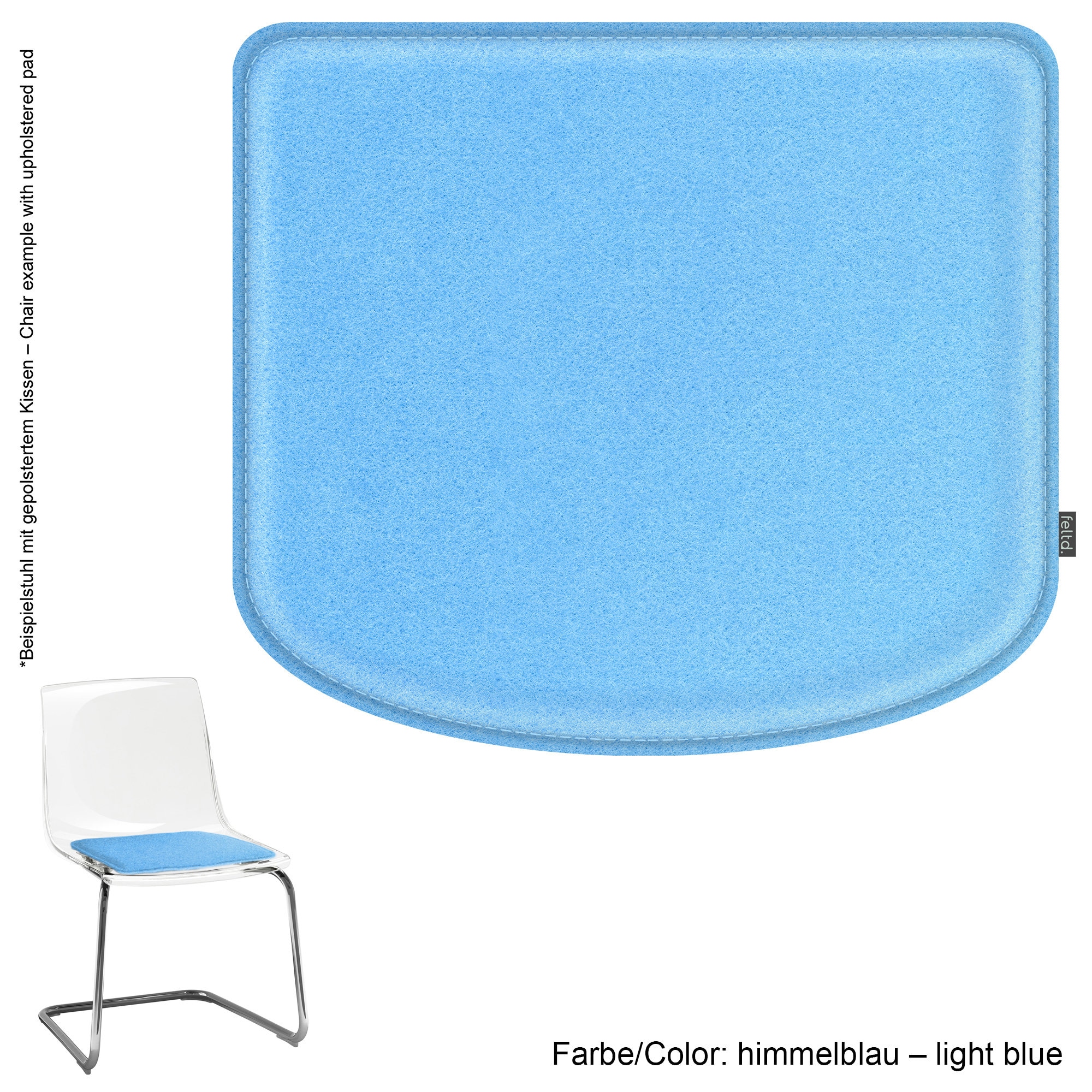 Padded Eco Felt Cushion Suitable for Ikea Tobias Chair Etsy