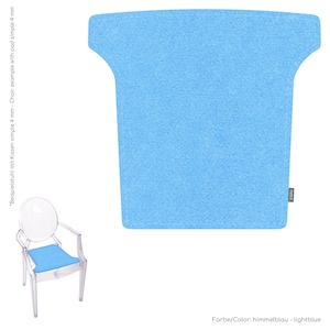 Ecoviltpad van 8 mm geschikt voor Kartell Louis Ghost