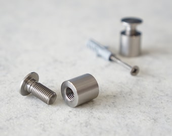 Stainless steel wall holder for wall cushions 1 piece.