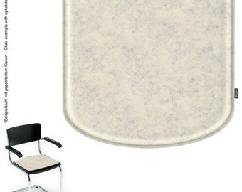 Padded eco felt cushion suitable for Marcel Breuer / Thonet - model S 43