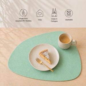Felt placemat - 45 x 35 cm - vegan, fair trade, made in Cologne - Tilos model