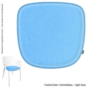 Gewatteerd eco vilten kussen 23 mm geschikt voor Kartell Piuma