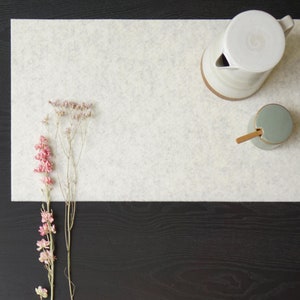 35 cm deep Eco felt 4 mm table runner universal length in desired size vegan, fair, made in cologne image 3