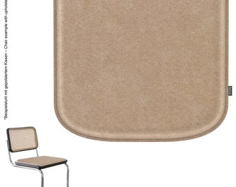 Cojín acolchado de fieltro ecológico adecuado para Marcel Breuer / Thonet S32/S64