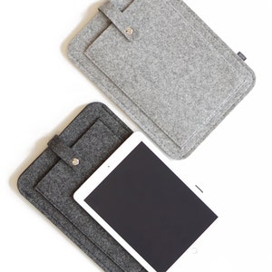 Eco felt 8 mm case cover suitable for IPAD,IPAD Pro, 10.2&quot; + 10.5&quot; universal - 36 colors