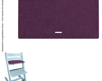 Eco felt pad 4 mm suitable for Stokke Tripp Trapp high chair with or without recess for baby holder (please select from the selection)