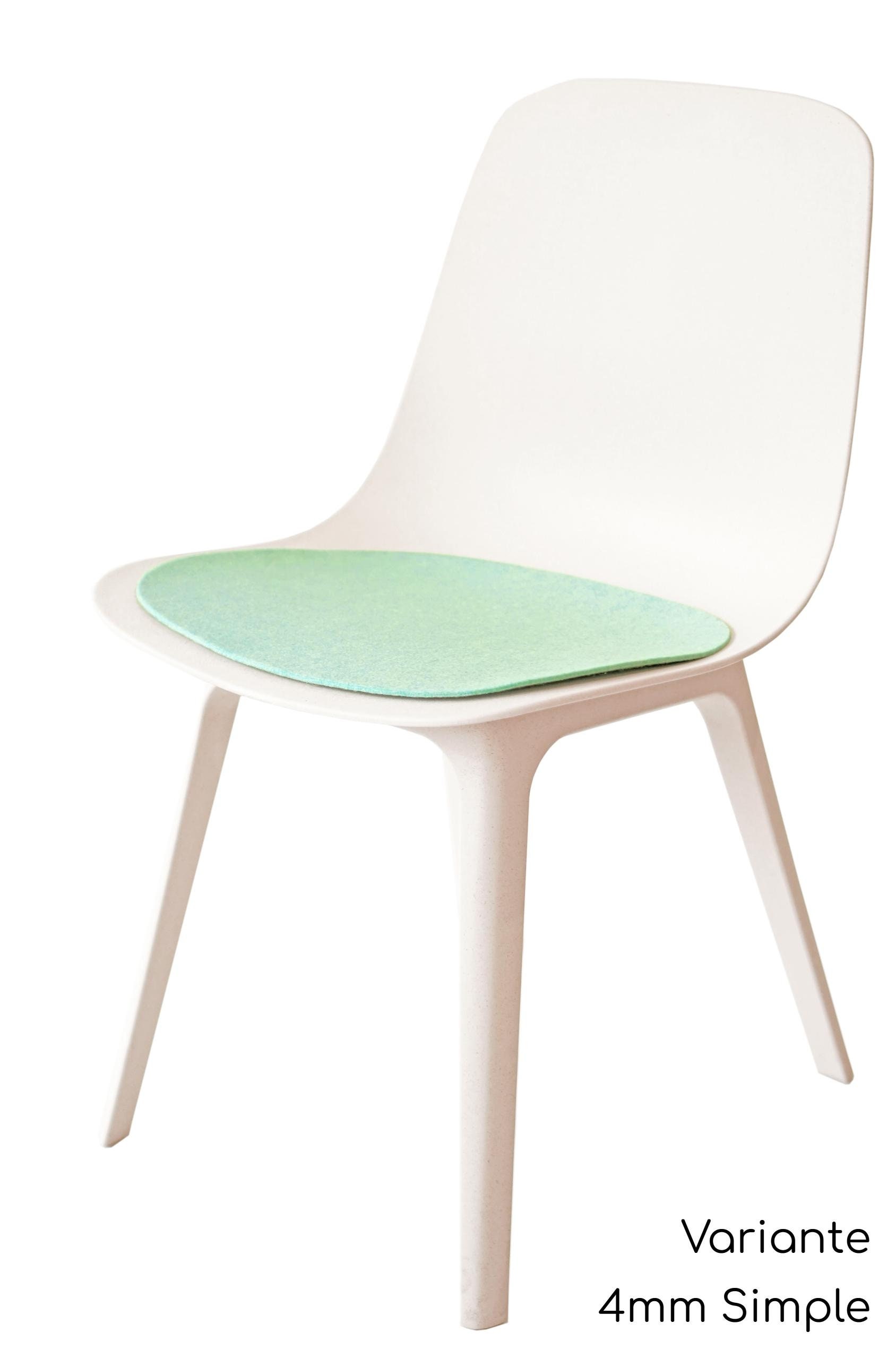 ODGER Chair, white/beige - IKEA
