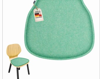 Feltd. Padded felt cushion 23 mm suitable for Ikea Skalsta model wood veneer - 36 colours - fair & made in Cologne