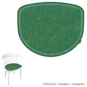 Almofada acolchoada de feltro adequada para HAY - J104 e J110 - 36 cores - cor clara - fabricada em Colônia