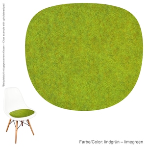 4 mm eco viltkussen geschikt voor Vitra en Hermann Miller Eames Fiberglass & Plastic Sidechairs DSW,DSR,DSX versie zonder armleuning afbeelding 1