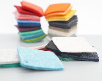 Feltd. - Eco felt color card with 36 colors, colors, color fans, color overview, color samples, fabric samples