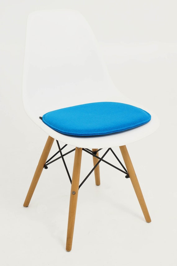 SPECIAL Padded Eco Felt Cushion Suitable for Eames Fiberglass Plastic Sidechairs Dsw dsx dsr Version Without Armrest 2 Colors Etsy