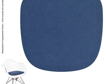 4 mm eco viltkussen geschikt voor Vitra en Hermann Miller Eames Plastic & Fiberglass Fauteuil (DAW, DAR, DAX, Rocker,) - versie met armleuningen