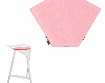 Padded rPET felt cushion suitable for Magis Stool One bar stool - 36 colours - fair - made in Cologne