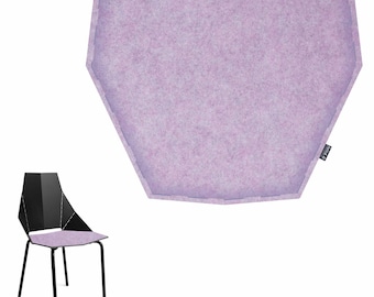 Felt cushion, 23 mm thick, suitable for Bluedot Real Good Chair - 36 colours - fair - made in Cologne