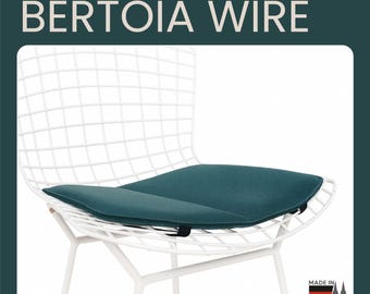 Padded rPET felt cushion suitable for Bertoia Wire Chair and bar stool including attachment (for seat only)