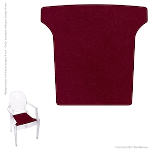 Ecoviltpad van 4 mm geschikt voor Kartell Louis Ghost