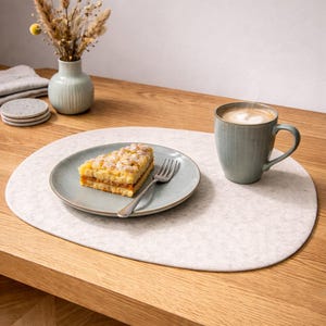 rPET Felt Placemat - Table Mat - Fair, Vegan & Made in Cologne - Model Ovus - Placemat - Table Decoration