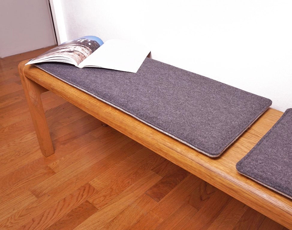 bench & seat cushion felt custom size - werktat
