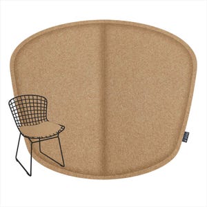 Padded eco felt cushion suitable for Bertoia Wire including fastening straps (only for seat)