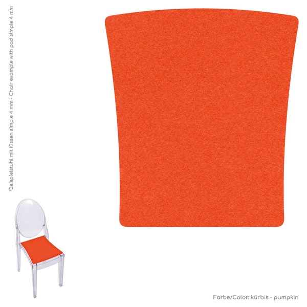 4 mm eco felt pad suitable for Kartell Victoria Ghost