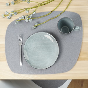 Vilten placemat - 45 x 35 cm - model Paros - veganistisch, eerlijk, duurzaam - gemaakt in Keulen