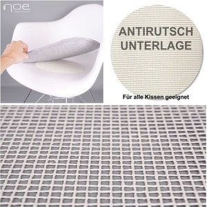 Antirutschunterlage für Filzkissen Stuhlauflage Kissen Rutschstop Naturlatex Bild 2