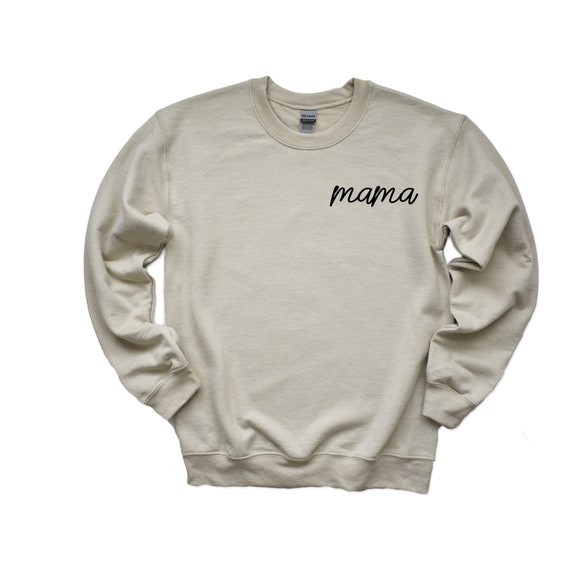 mama crew neck sweater