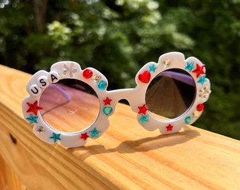 Gafas de sol con diseño de flores para niños: gafas de sol únicas para niños pequeños