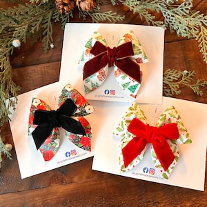 Weihnachten Haarspange, Urlaub Haarschleife, Haarbögen für Mädchen, Weihnachten Haarschleife, Shaker Bögen