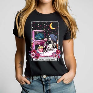 The True Crime Junkie Tarot Crewneck Tshirt