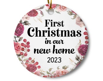 First Christmas in Our New Home Ornament, New Home Ornament, Housewarming Gift, Christmas Ornaments, New Home Gift, First Home Ornament