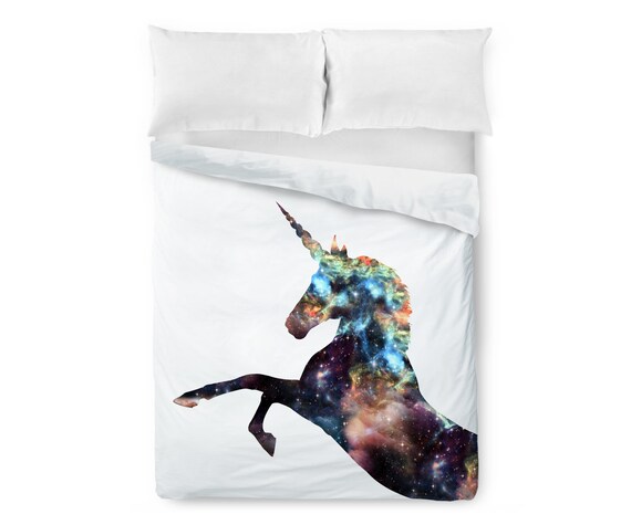 unicorn galaxy bedding