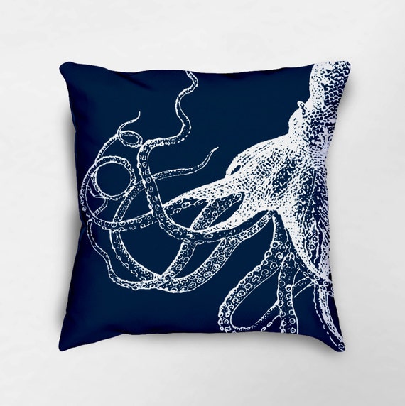 Blue octopus housses de coussin taies d/'oreiller home decor ou intérieur