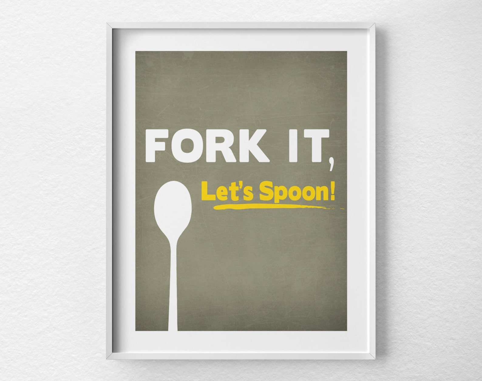 Kitchen Wall Decor Kitchen Wall Art Typography Poster Wall | Etsy