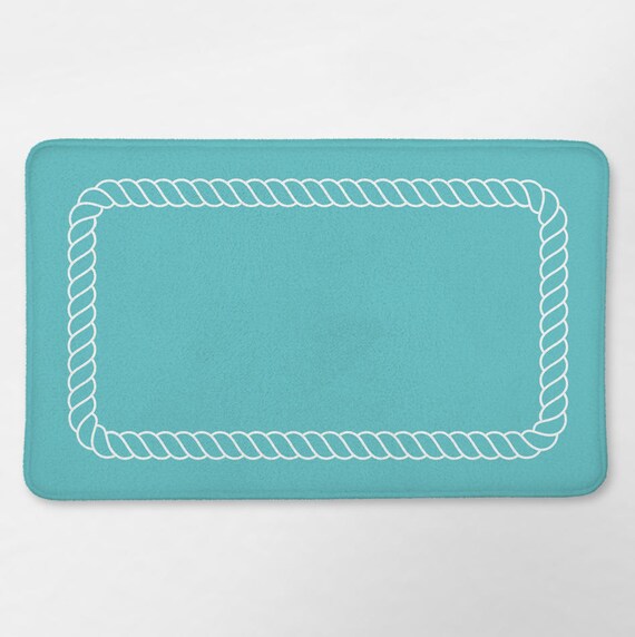 Nautical Bath Mat Nautical Bathroom Nautical Rope Bath Mat Etsy