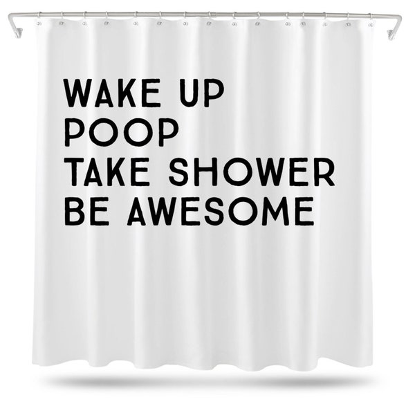 Funny Shower Curtain Etsy