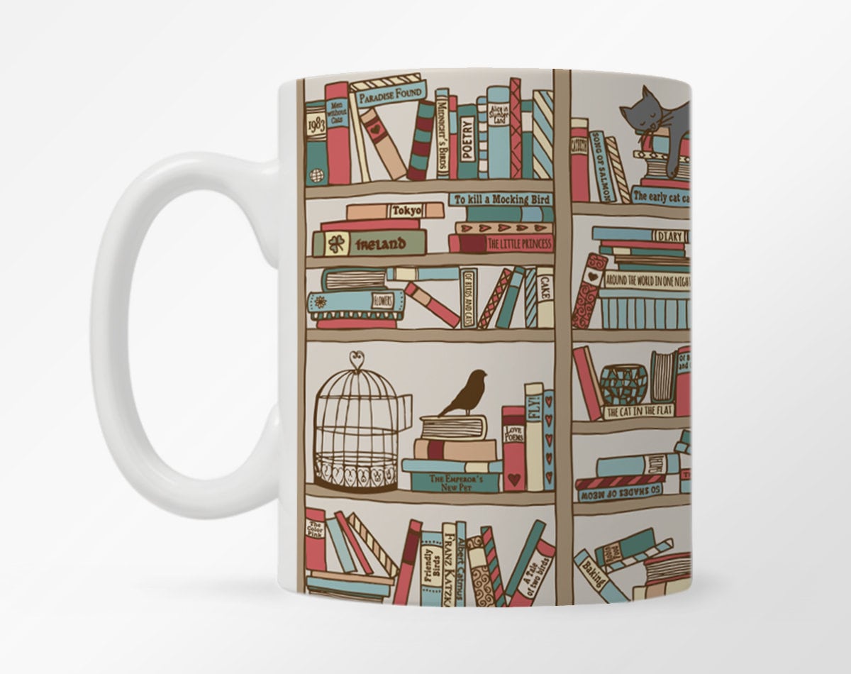 Book Lover Mug Book Mug Bookish Mug Bookish Gifts Book Etsy