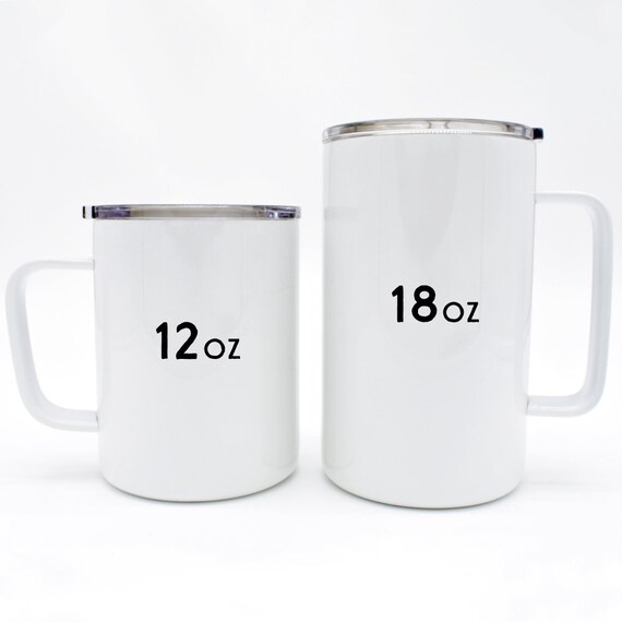 Personalized Name Floral Insulated Travel Mug | Loftipop 12oz