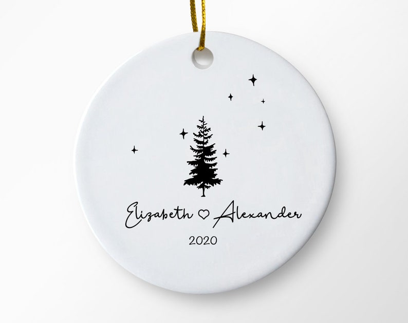 Personalized Couples Christmas Ornament Gift for Boyfriend  Etsy